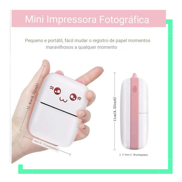 Mini Impressora Portátil