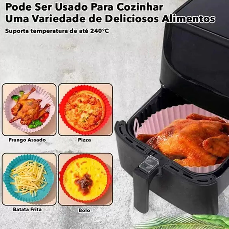 Conjunto de Capas Protetoras de Silicone para Air Fryer