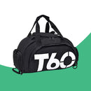 PRETO - T-6 - Bolsa Esportiva Multifuncional Transversal