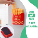 Conjunto de Prendedor de Saco modelo Batata Frita – Clipe de Vedação para Embalagens 12 unidades