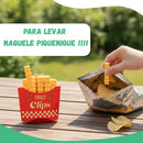 Conjunto de Prendedor de Saco modelo Batata Frita – Clipe de Vedação para Embalagens 12 unidades