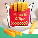 Conjunto de Prendedor de Saco modelo Batata Frita – Clipe de Vedação para Embalagens 12 unidades