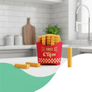 Conjunto de Prendedor de Saco modelo Batata Frita – Clipe de Vedação para Embalagens 12 unidades